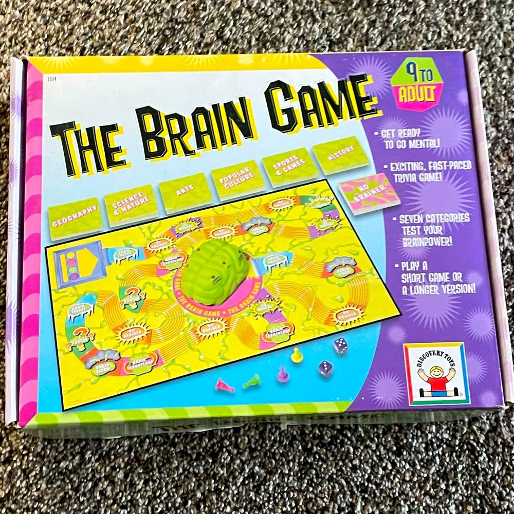 *Vintage and Rare* Discovery Toys The Brain Game Brand new